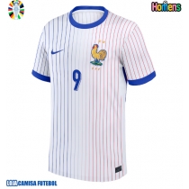 Camisa de Futebol França Olivier Giroud #9 Equipamento Secundário Europeu 2024 Manga Curta